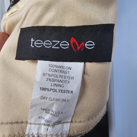 Teeze Me Dress Y2K Black Lace Vamp Coquette Whimsigoth Mini XS - Picture 11 of 12